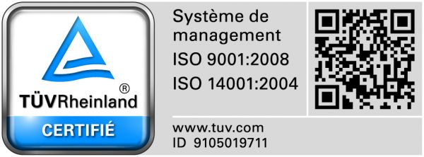 Certifications ISO 9001 & ISO 14001