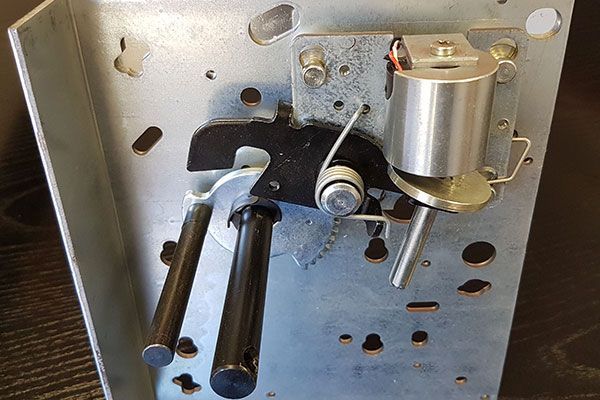 Mécanisme fermeture clapet